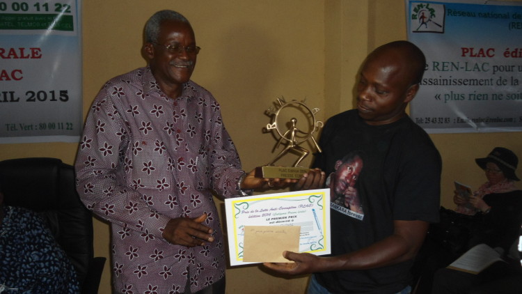 Ladji BAMA lauréat du Premier Prix de la lutte anticorruption 2014
