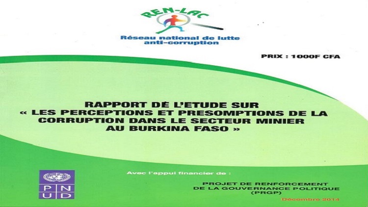 Le REN-LAC lance trois rapports d’études sur la corruption au Burkina.