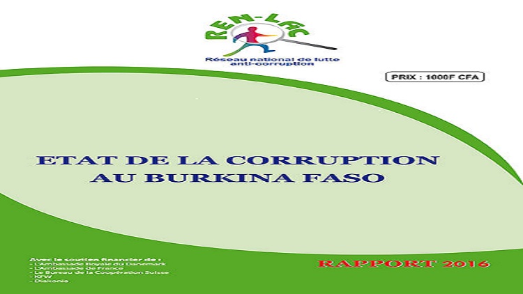 Corruption au Burkina. Police municipale, marchés publics, Douane en tête du peloton des services perçus comme les plus corrompus.